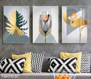 Tranh ghép 3d in vải canvas