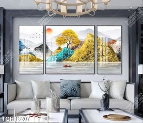 Tranh ghép tôn vẻ đẹp mảng tường trắng