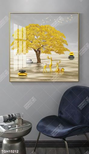 Tranh treo tường 3D đẹp cho phòng khách hiện đại