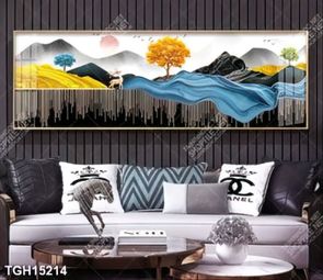 Tranh canvas decor phòng khách đẹp hiện đại