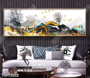 Tranh ghép 3d in vải canvas