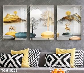 Tranh treo tường phòng khách đẹp, sang trọng và hiện đại