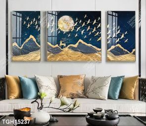 Tranh ghép 3d in vải canvas