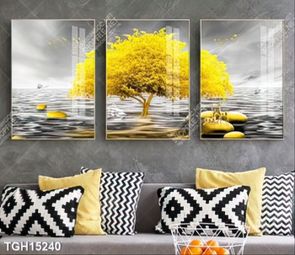 Tranh treo tường ghép bộ nhiều tấm đẹp hiện đại