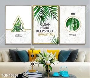 Tranh canvas decor phòng khách đẹp hiện đại