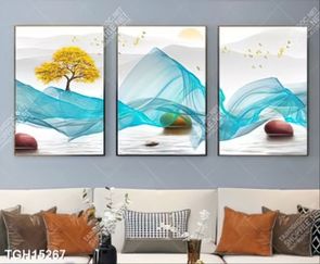 Tranh ghép theo bộ trang trí tường nhà độc đáo