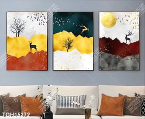 Tranh decor phong cách nội thất tối giản