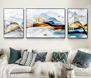 Tranh ghép 3d in vải canvas