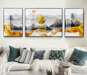 Tranh treo tường phòng khách đẹp, sang trọng và hiện đại