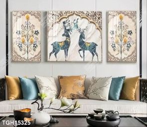 Tranh ghép 3d in vải canvas