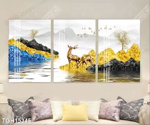 Tranh treo tường phòng khách mẫu mới nhất