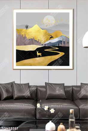 Tranh decor phong cách nội thất tối giản