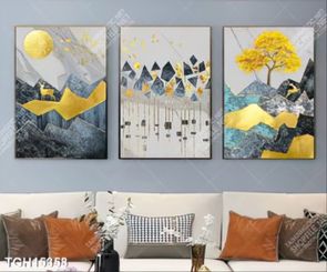 Tranh treo tường 3D đẹp cho phòng khách hiện đại