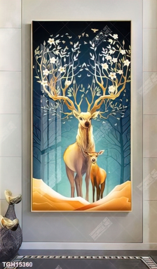 Tranh canvas decor phòng khách đẹp hiện đại