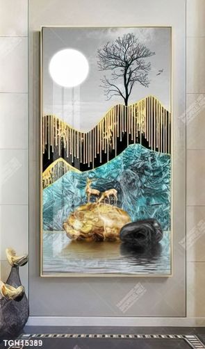 Tranh treo tường ghép bộ nhiều tấm đẹp hiện đại