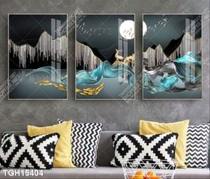 Tranh treo tường ghép bộ nhiều tấm đẹp hiện đại