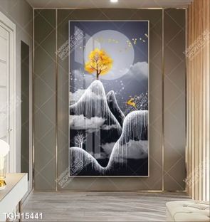 Tranh treo tường ghép bộ nhiều tấm đẹp hiện đại