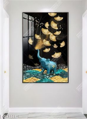 Tranh ghép tôn vẻ đẹp mảng tường trắng