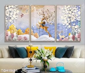 Tranh ghép tráng gương treo trang trí tường