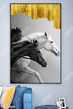 Tranh canvas decor phòng khách đẹp hiện đại
