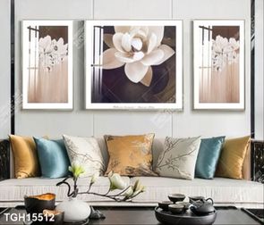 Tranh canvas decor phòng khách đẹp hiện đại