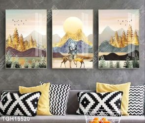 Tranh ghép 3d in vải canvas