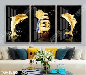 Tranh canvas decor phòng khách đẹp hiện đại