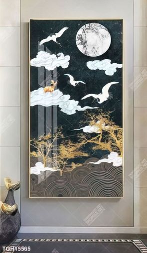 Tranh ghép theo bộ trang trí tường nhà độc đáo