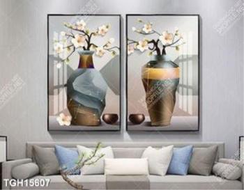 Tranh ghép theo bộ trang trí tường nhà độc đáo