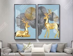 Tranh ghép tôn vẻ đẹp mảng tường trắng