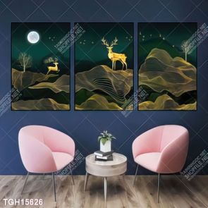 Tranh treo tường ghép bộ nhiều tấm đẹp hiện đại