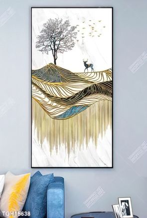 Tranh ghép 3d in vải canvas