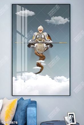 Tranh canvas decor phòng khách đẹp hiện đại