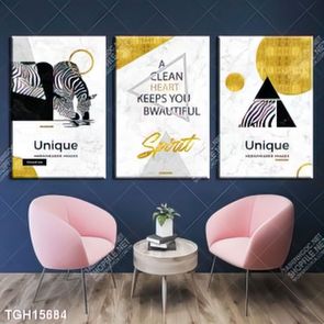 Tranh ghép 3d in vải canvas