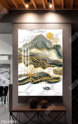 Tranh canvas decor phòng khách đẹp hiện đại