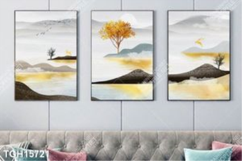 Tranh ghép 3d in vải canvas