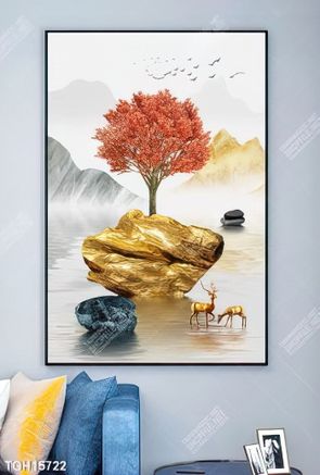 Tranh ghép tráng gương treo trang trí tường