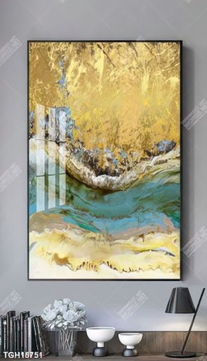 Tranh treo phòng khách đẹp ghép bộ