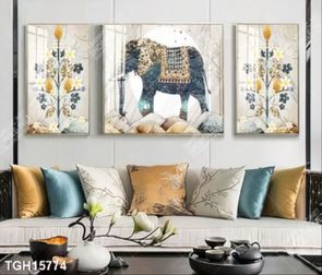 Tranh ghép theo bộ trang trí tường nhà độc đáo
