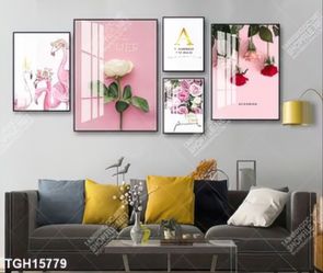 Tranh decor phong cách nội thất tối giản