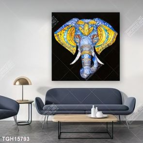 Tranh ghép tôn vẻ đẹp mảng tường trắng