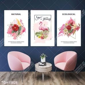 Tranh treo tường ghép bộ nhiều tấm đẹp hiện đại