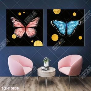 Tranh decor phong cách nội thất tối giản