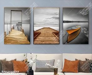 Tranh ghép theo bộ trang trí tường nhà độc đáo