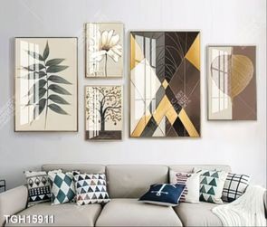 Tranh ghép 3d in vải canvas