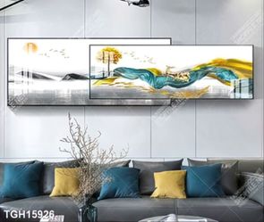 Tranh ghép 3d in vải canvas