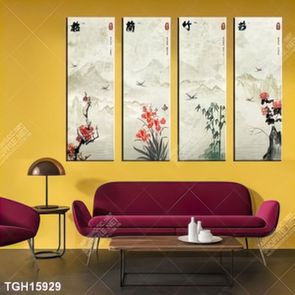 Tranh treo tường ghép bộ nhiều tấm đẹp hiện đại