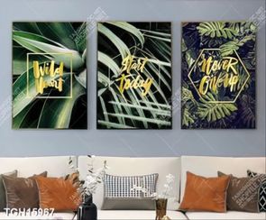 Tranh treo phòng khách đẹp ghép bộ
