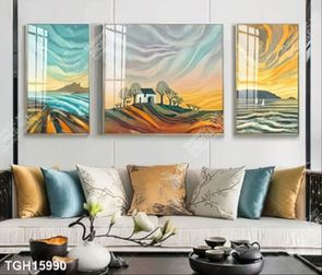 Tranh ghép 3d in vải canvas