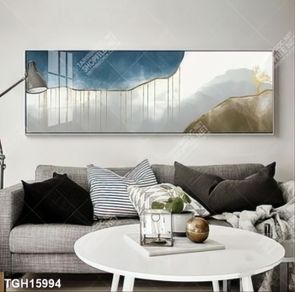 Tranh treo phòng khách đẹp ghép bộ